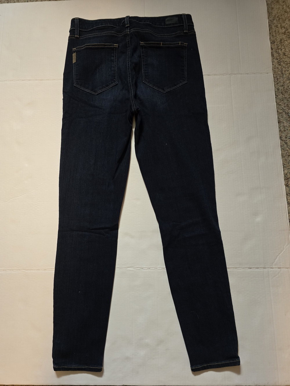 PAIGE Dark Indigo Skinny Jeans